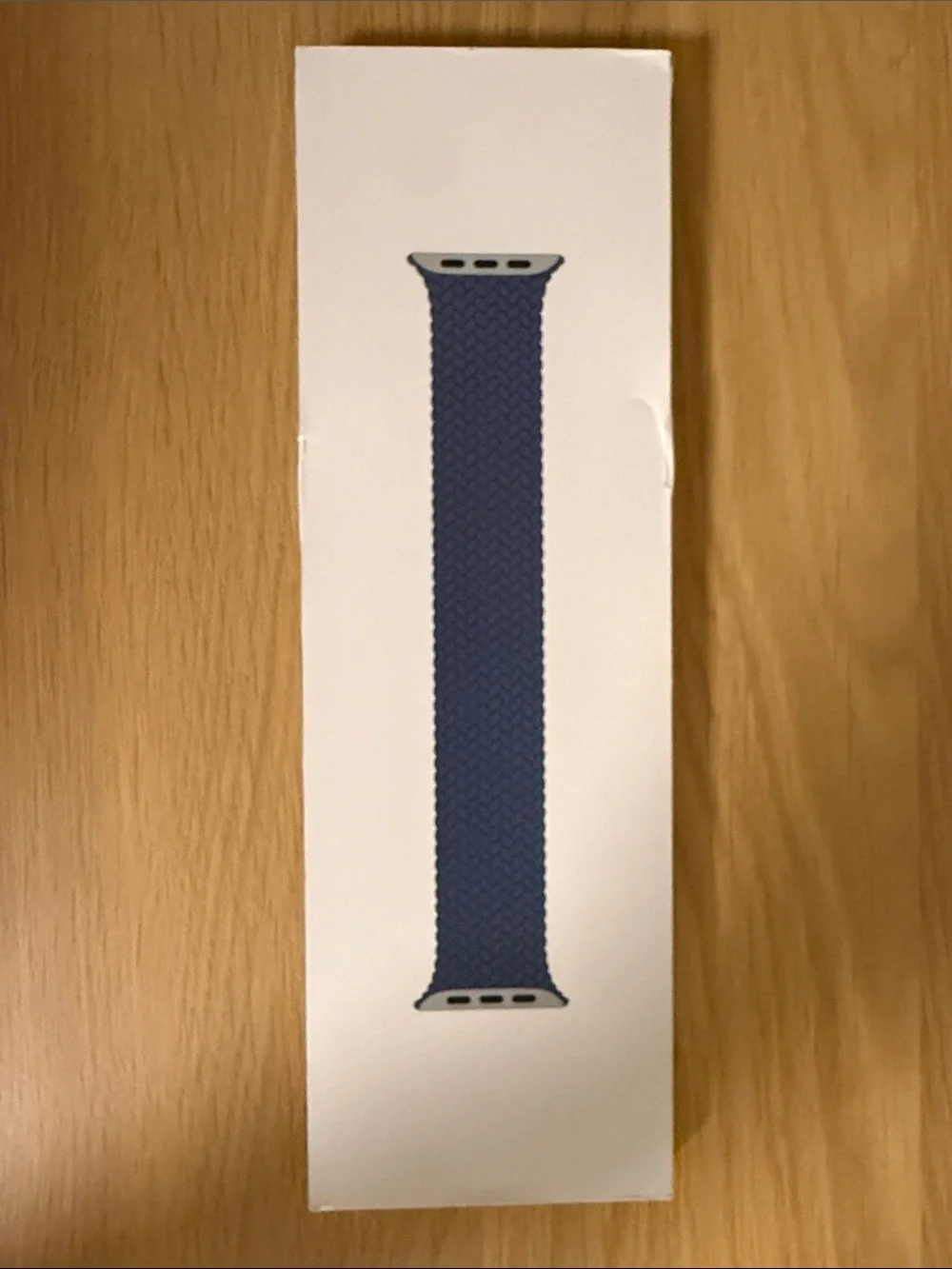 Apple Braided Solo Loop Watch Band - Anchor Blue